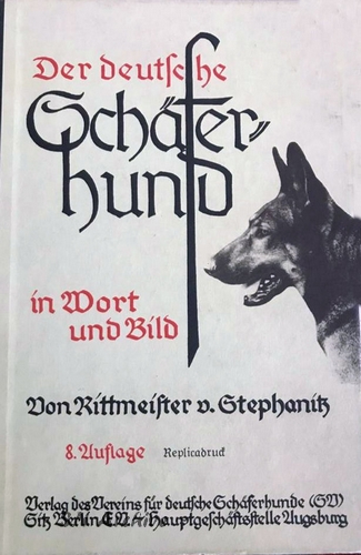 1932 Der deutsche Schäferhund in Wort und Bild title
