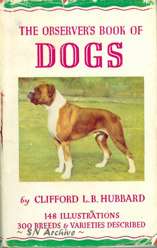 1962 The Observer's Book of the Dog title