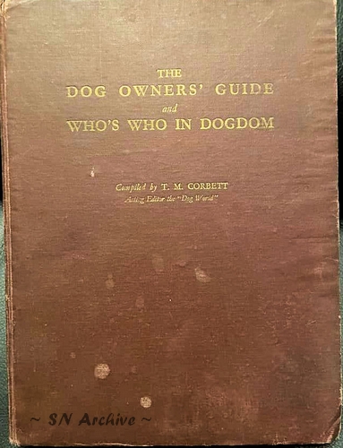 1937 The Dog Owners' Guide title