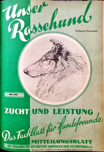 Unser Rassehund Titelbild Februar 1951